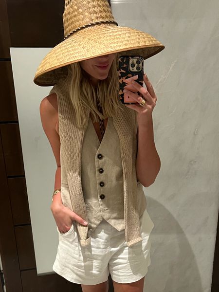Linen vacation outfit 