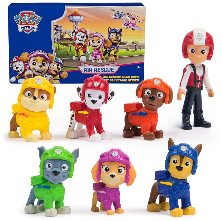 Paw Patrol: Air Rescue Toy Figures Gift Pack, with 7 Collectible Action Figures, Kids Toys for Bo... | Amazon (US)