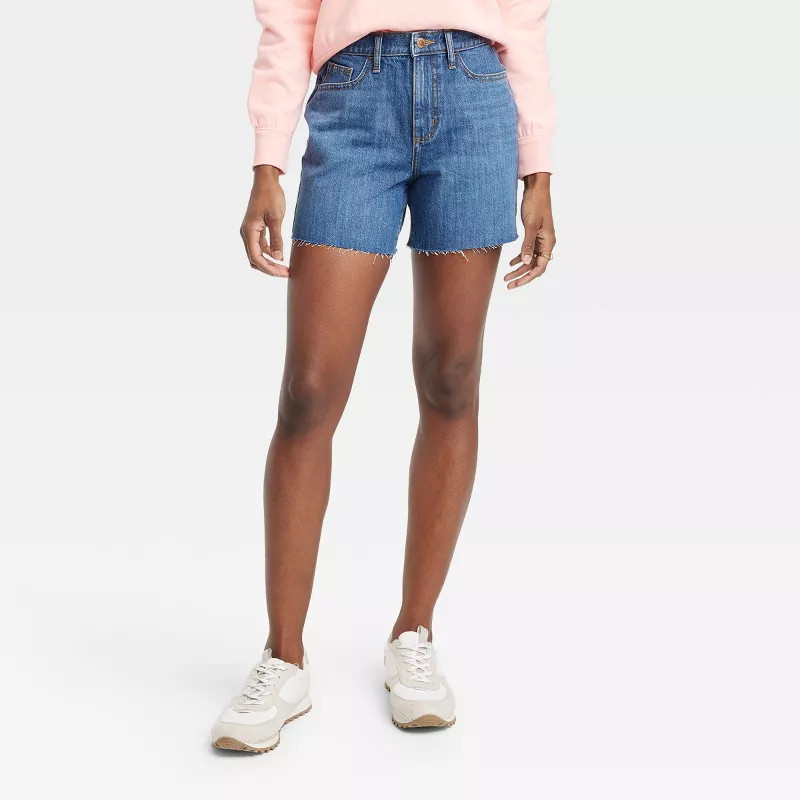 Women's Mid-Rise Boyfriend Jean Shorts - Universal Thread™ | Target