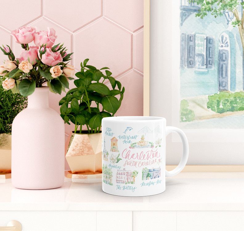 PRE-ORDER Charleston Map Mug — Simply Jessica Marie | Simply Jessica Marie