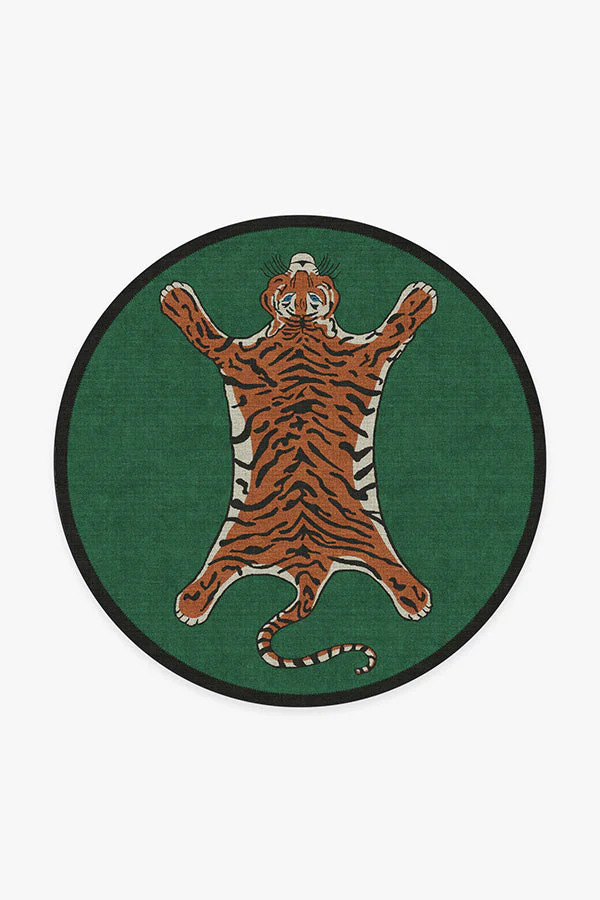 Jonathan Adler Tiger Emerald Tufted Rug | Ruggable | Ruggable