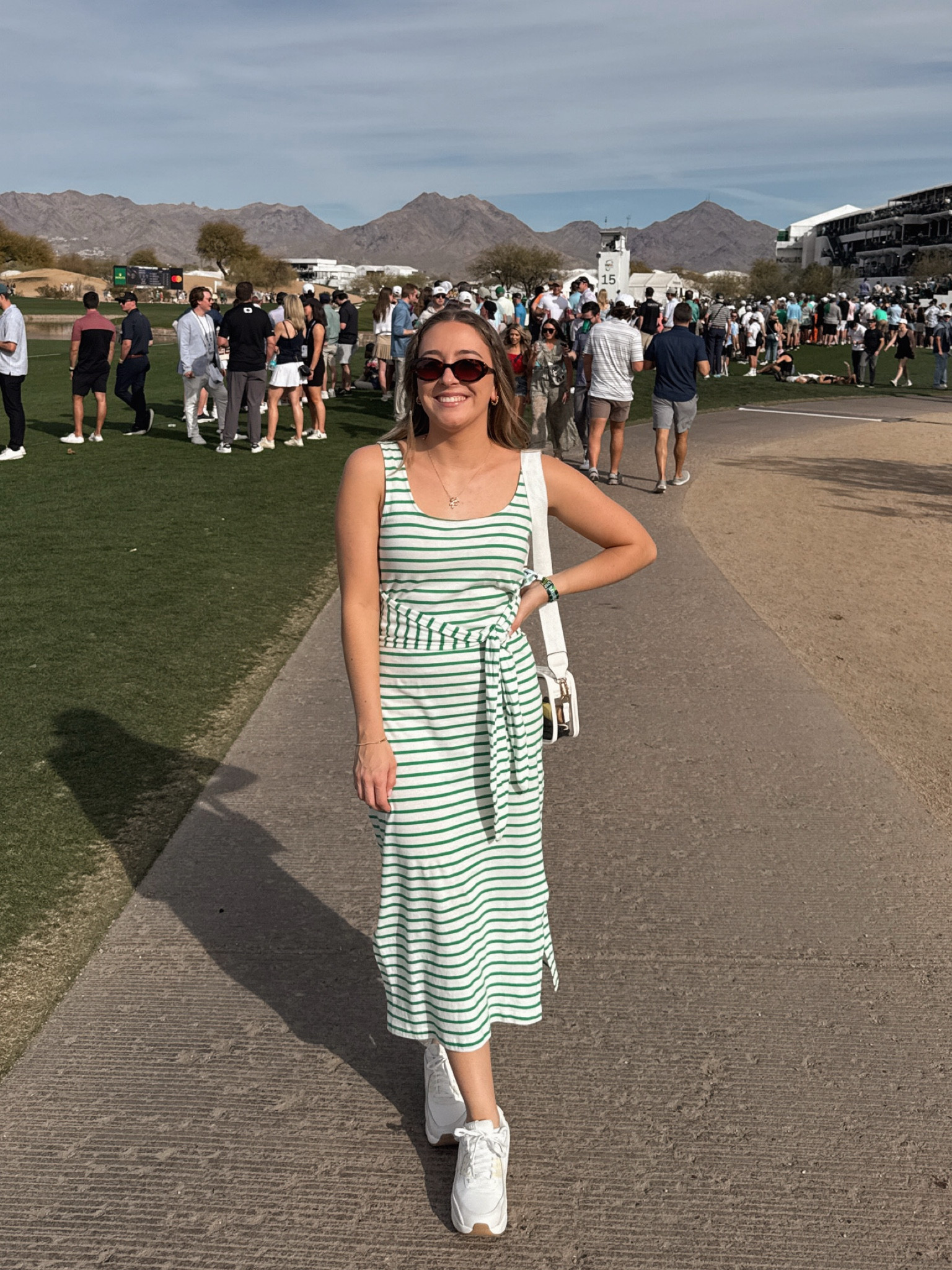 Sporty outfit from the Phoenix waste management open!⛳️ Wearing a size s

waste management open, Phoenix open, golf tournament outfit, golf outfit, sporting events, ootd

#LTKShoeCrush #LTKStyleTip #LTKTravel