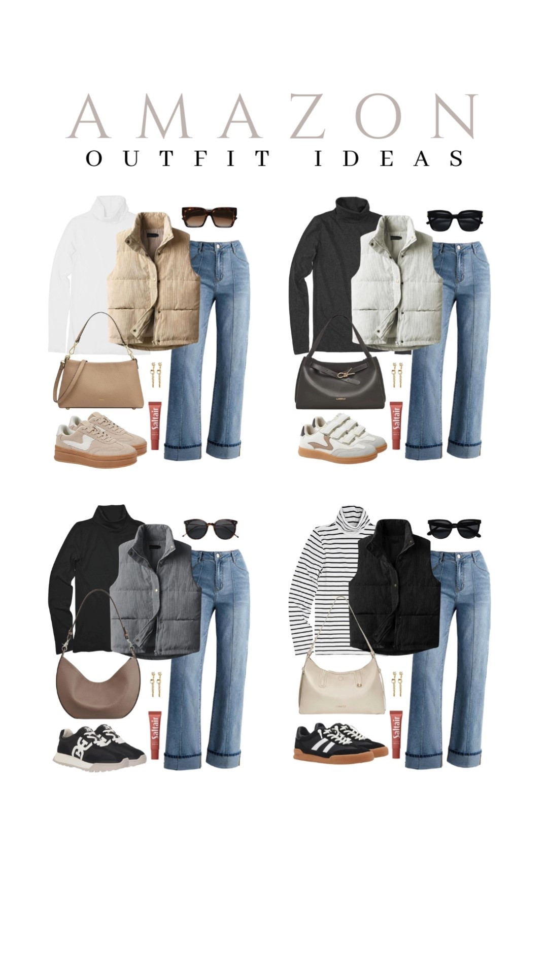 Layer a corduroy vest this season for a cozy and cute look!
platform sneakers, crossbody shoulder bag, straight leg jeans, basic long sleeve shirt, beauty finds, affordable fashion, trendy look, viral products, casual outfit idea, how to style, ways to style, fall style, amazon fashion, affordable style, fall outfit idea

#LTKSeasonal #LTKFindsUnder50 #LTKU