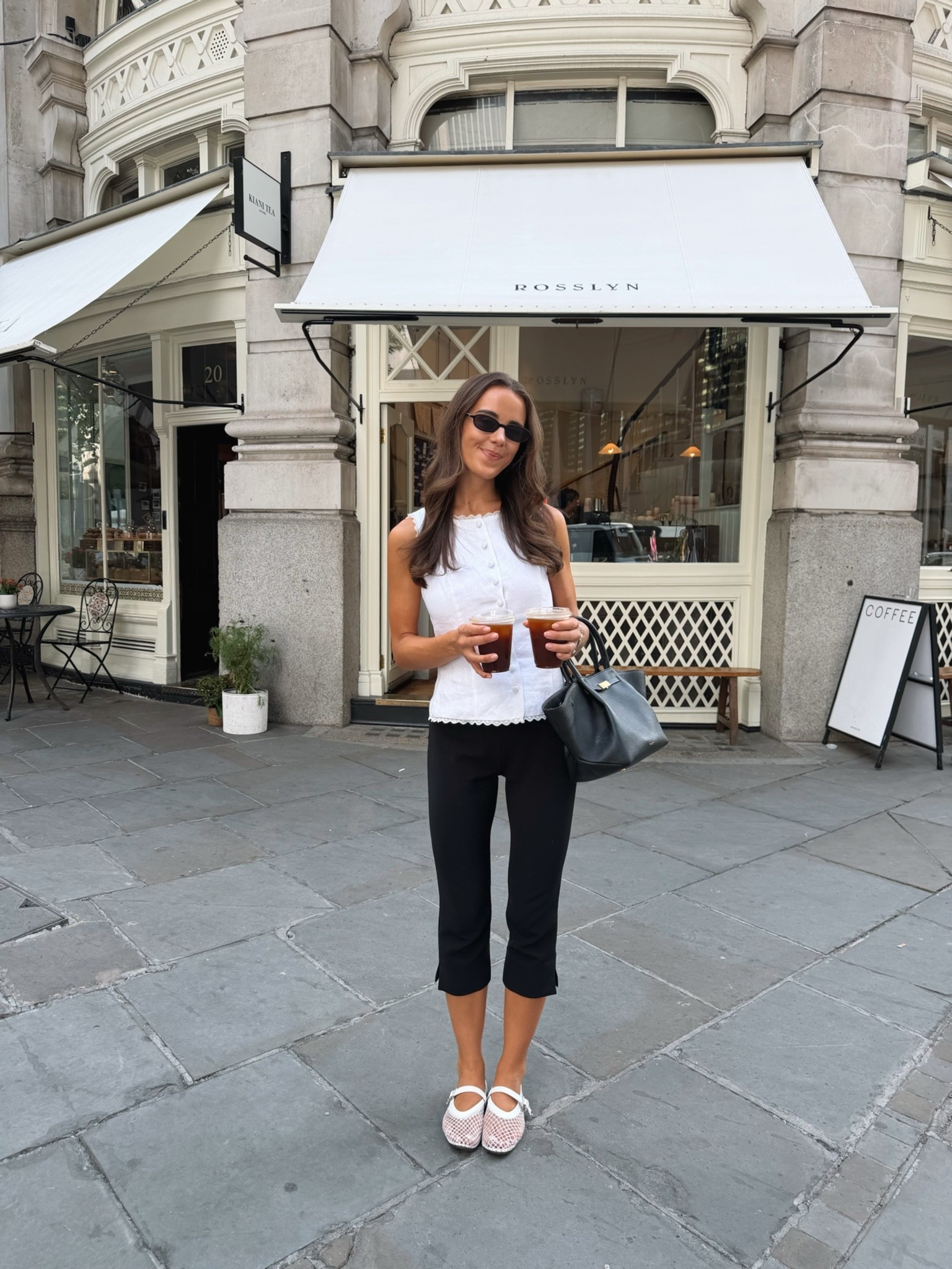 London ootd 🌞

Exact capri leggings are the alto capri pant from kookai Australia 🤍

#LTKsummer #LTKstyletip #LTKuk