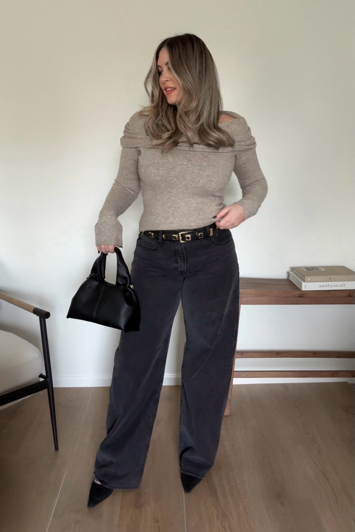 #AbercrombiePartner 〰️ Favorites from the @Abercrombie sale! Off the shoulder sweater is SO soft and perfect for a holiday look. Wearing M and 29L in jeans (I’m 5’6” and got the L to wear with a low heel)

Abercrombie outfit, holiday outfit, casual holiday outfit, holiday outfit idea, winter outfit, date night outfit, low rise jeans outfit, wide leg jeans outfit, off the shoulder sweater

#LTKHoliday #LTKStyleTip #LTKCyberWeek