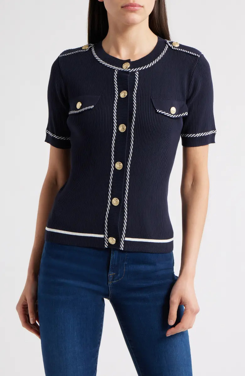 Short Sleeve Button-Up Top | Nordstrom