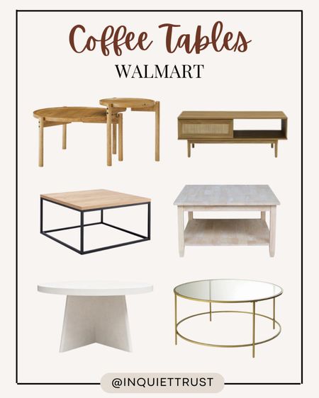 Affordable coffee tables from Walmart!

#livingroomrefresh #walmartfinds #furniturefinds #homedecor

#LTKhome #LTKFind