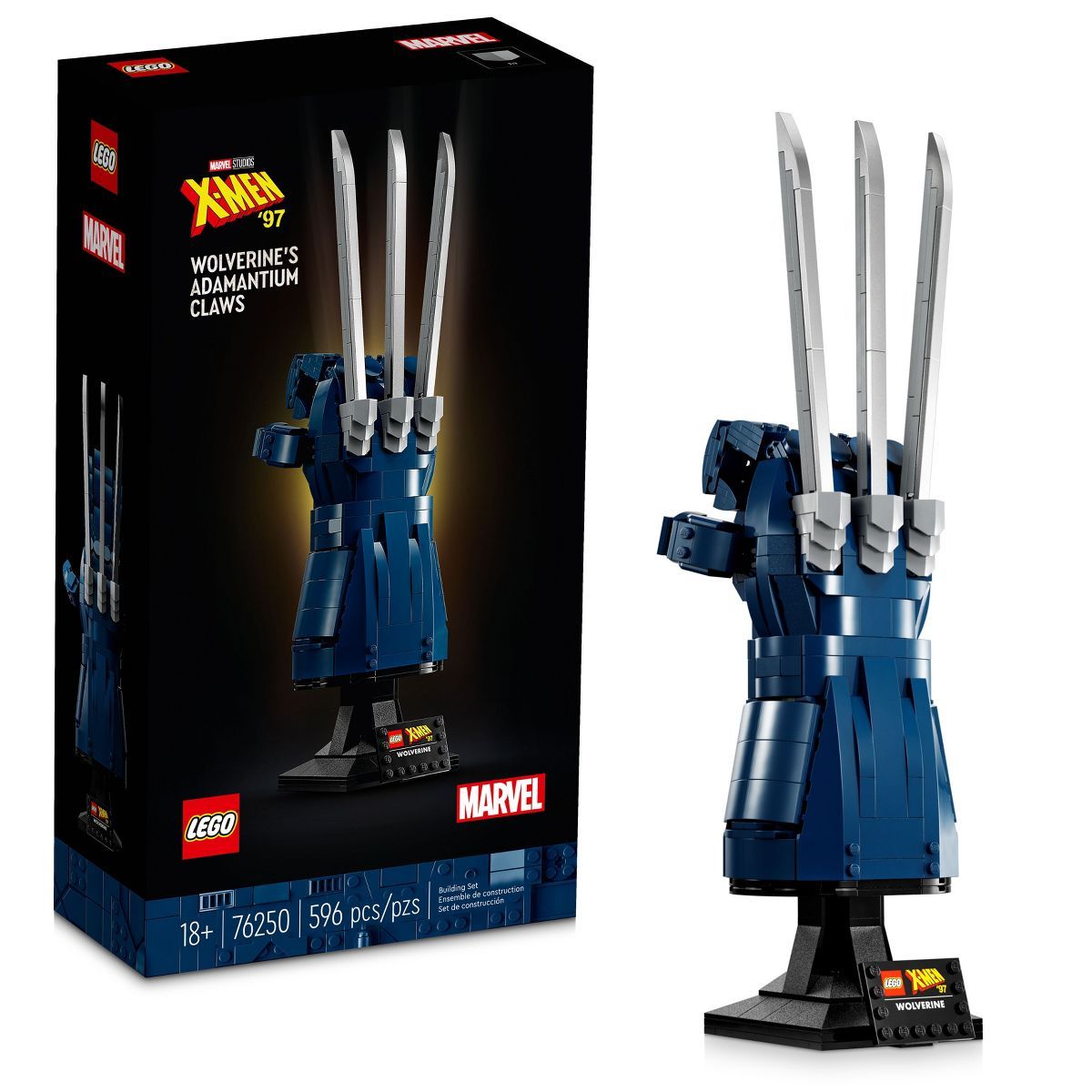 LEGO Marvel Wolverine's Adamantium Claws Collectible Building Kit; X-Men Glove 76250 | Target