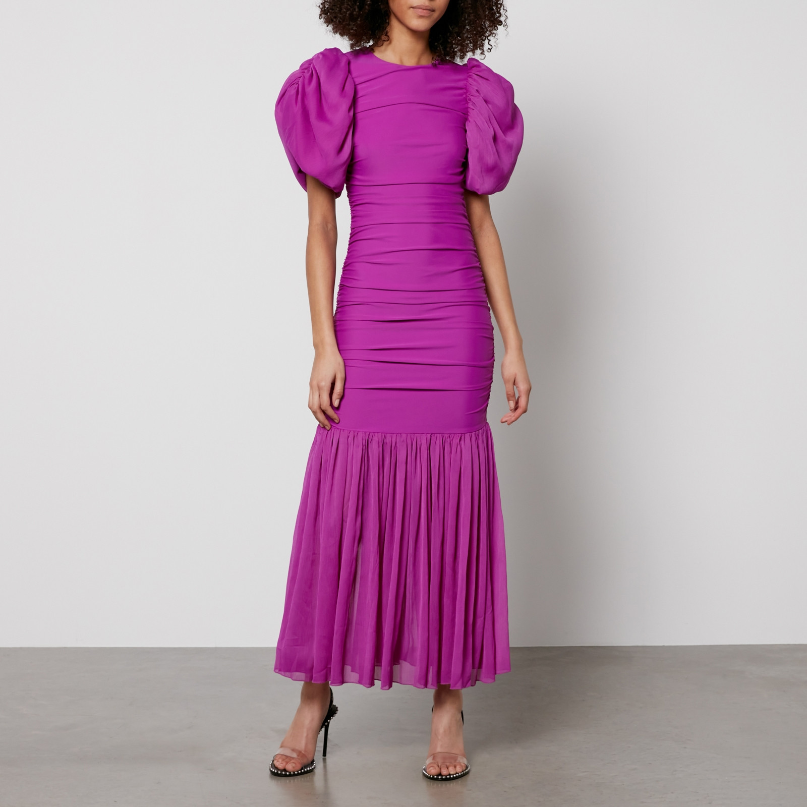 Rotate Birger Christensen Stretch-Jersey and Crepon Dress | Coggles | Coggles (Global)