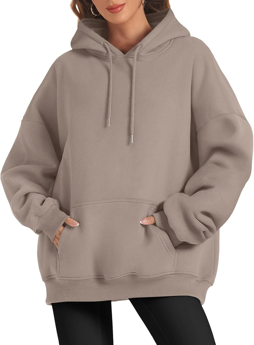 ATHMILE Hoodies for Women Oversized Sweatshirt Plus Size Sweaters Fall Clothes 2023 Outfits Fleec... | Amazon (US)