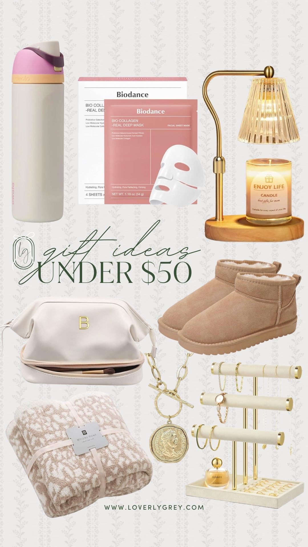 Stylish, thoughtful, and totally budget-friendly — my Gift Guide Under $50 is filled with chic finds that look luxe without the splurge. Perfect for friends, coworkers, or anyone on your list who deserves something special (without breaking the bank!). 💕

#Loverly Grey #GiftGuide #GiftsUnder50 #AffordableGifts #HolidayGiftGuide #GiftsForHer #GiftsForHim #HolidayShopping #BudgetFriendlyGifts #ChristmasGifts #GiftIdeas #StylishOnABudget #GiftGuide2025



#LTKHoliday #LTKFindsUnder50 #LTKGiftGuide