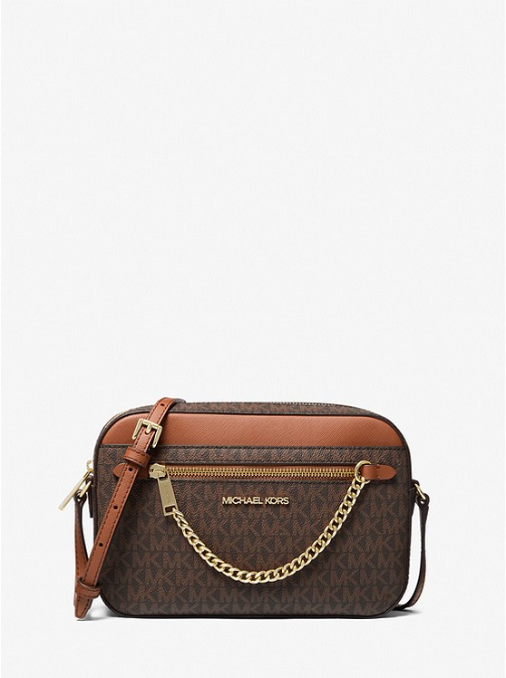 Jet Set Large Logo Crossbody Bag | Michael Kors US