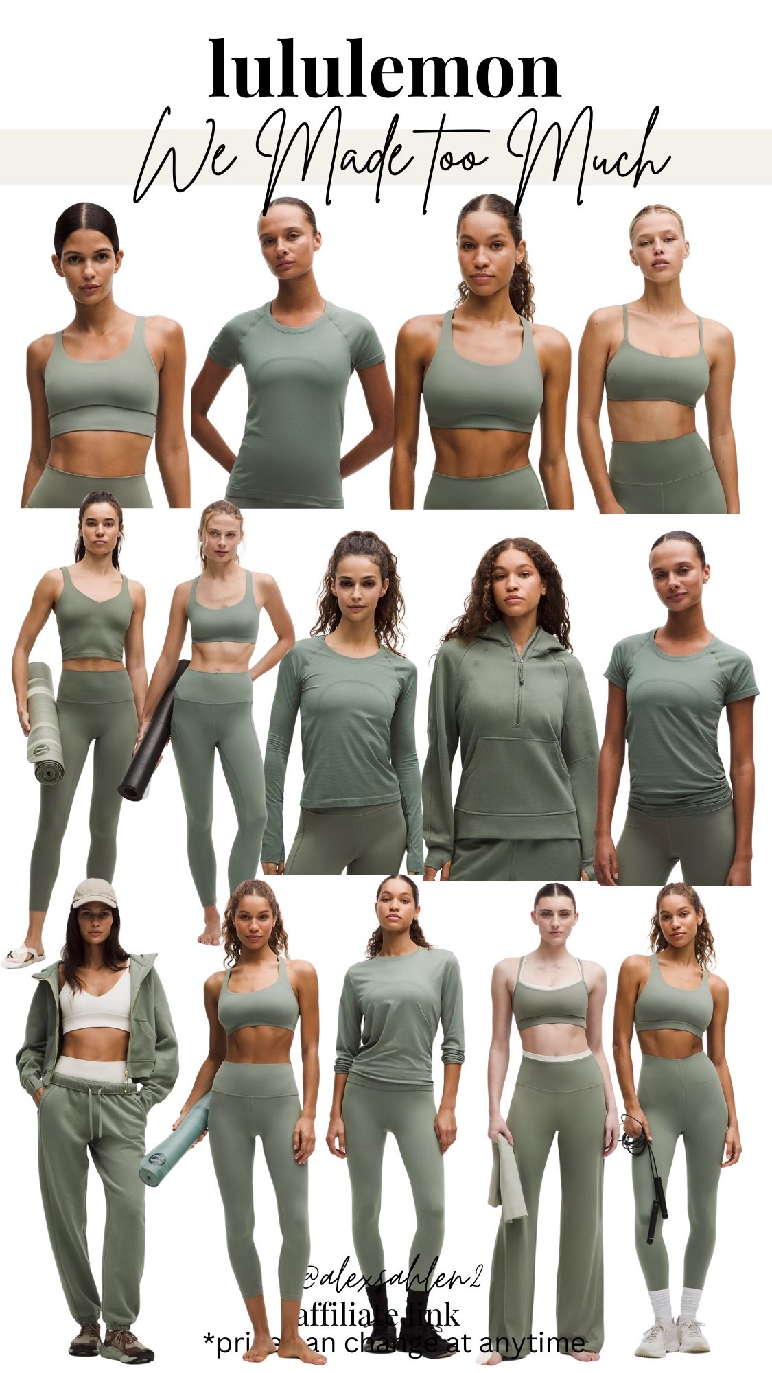 Lululemon sale! Hurry and grab your size before it sells out!

Gym clothes, Workout clothes, gym outfit idea, lifting outfit, running outfit idea, lululemon sale, sports bra sale, leggings sale