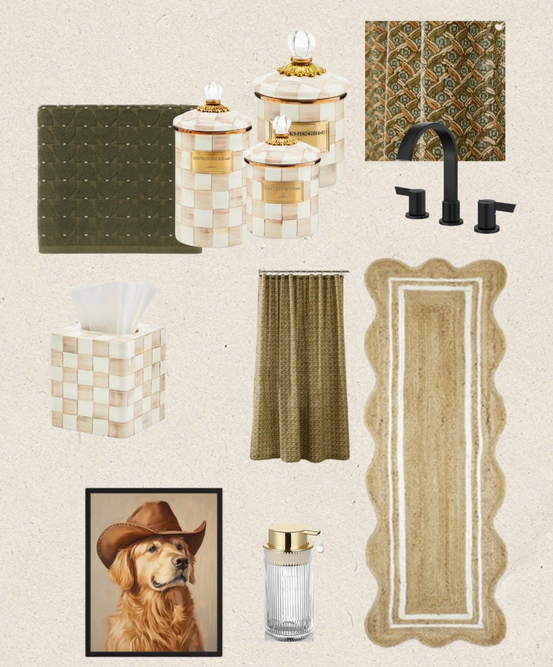 green cozy guest bathroom inspo !!

#LTKHome