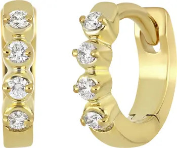 Bony Levy Liora Diamond Huggie Hoop Earrings | Nordstrom | Nordstrom