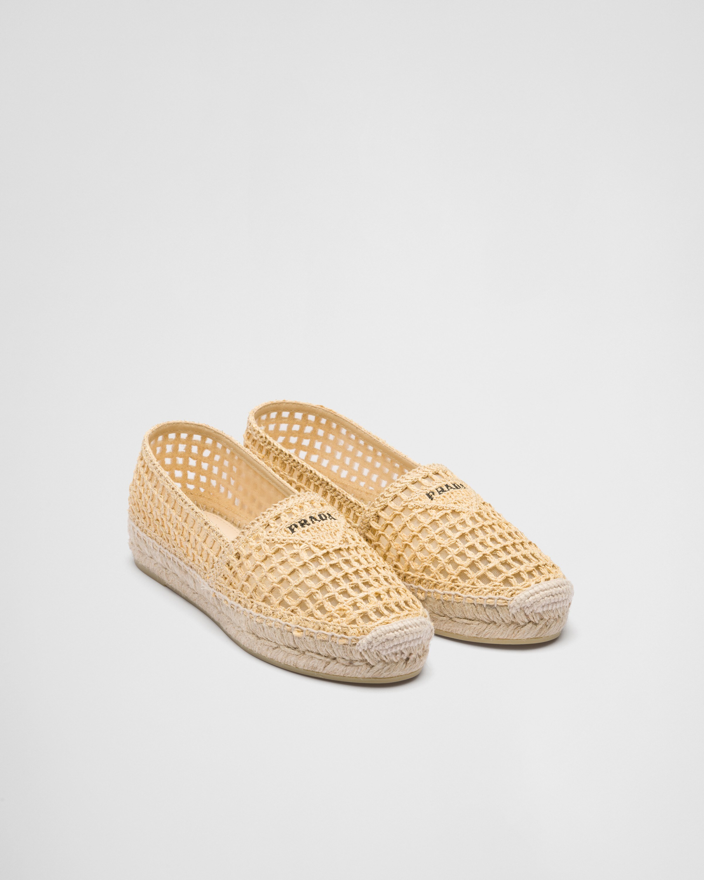 Crochet espadrilles | Prada Spa US