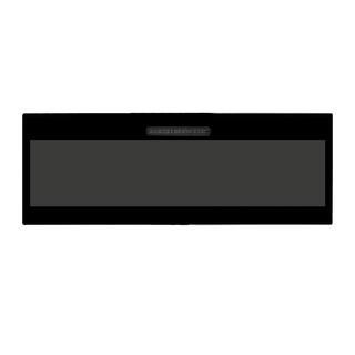 50 in. Black Wall Mount Metal Electric Fireplace Insert with Remote Control, LED Light and Multi-Colored Flames | The Home Depot