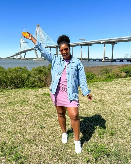 The perfect outfit for the gorgeous weather in Charleston! I sized up to an XL in my jacket for a more oversized fit, and my dress is currently sold out but I linked a similar option 🥰 #founditonamazon

Mini dress, denim jacket, white sneakers, sunglasses, clear purse, spring outfit, amazon fashionn

#LTKstyletip #LTKSeasonal #LTKmidsize