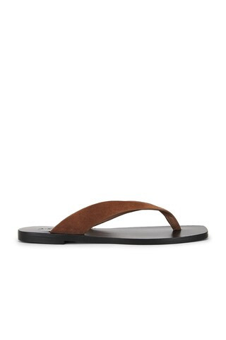 A.EMERY Kinto Sandal in Cognac Suede - Brown. Size 39 (also in 35, 36, 37). | FWRD 