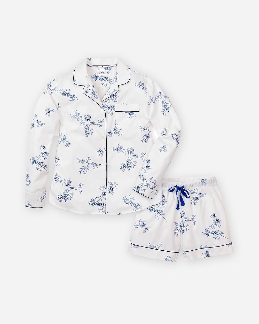 Petite Plume™ women's La Mer long-sleeve short set | J.Crew US