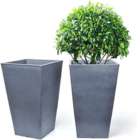 PurePino Tree Planters Set of 2, 16 Inch Tall Planter Pots for Indoor and Outdoor (Plants not Inc... | Amazon (US)