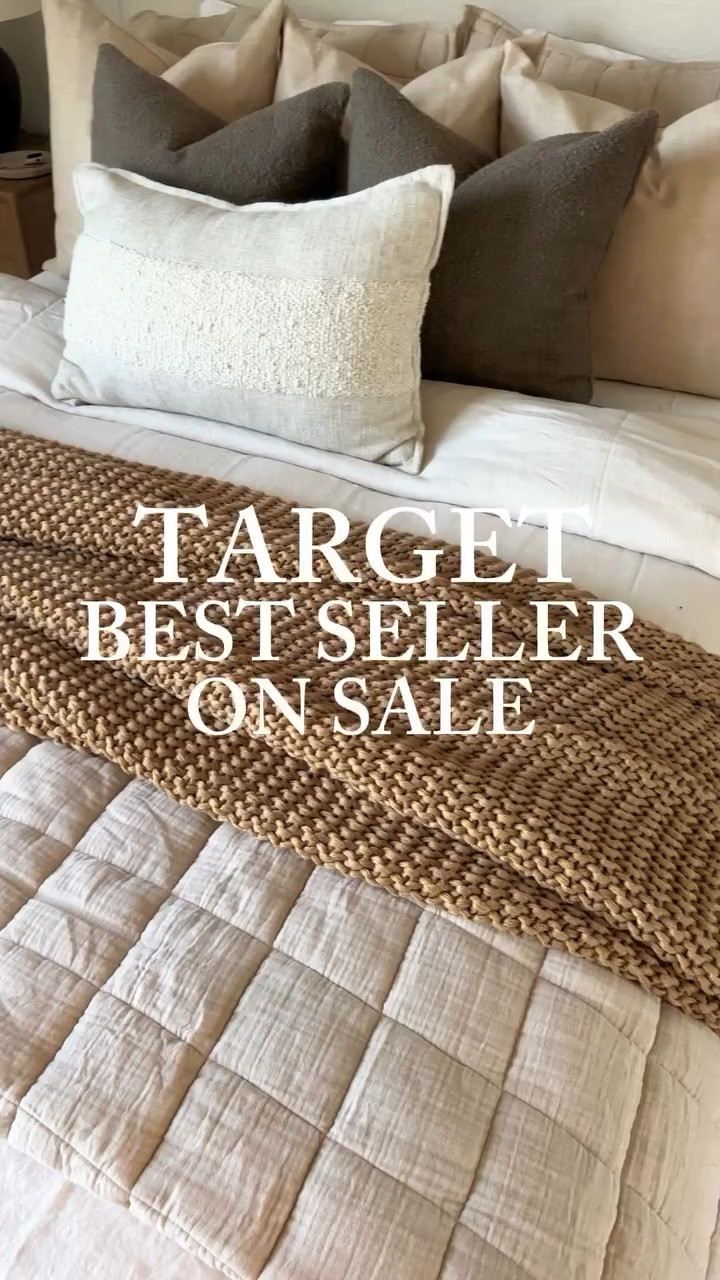 Chunky Knit Bed Blanket Casaluna™ curated on LTK