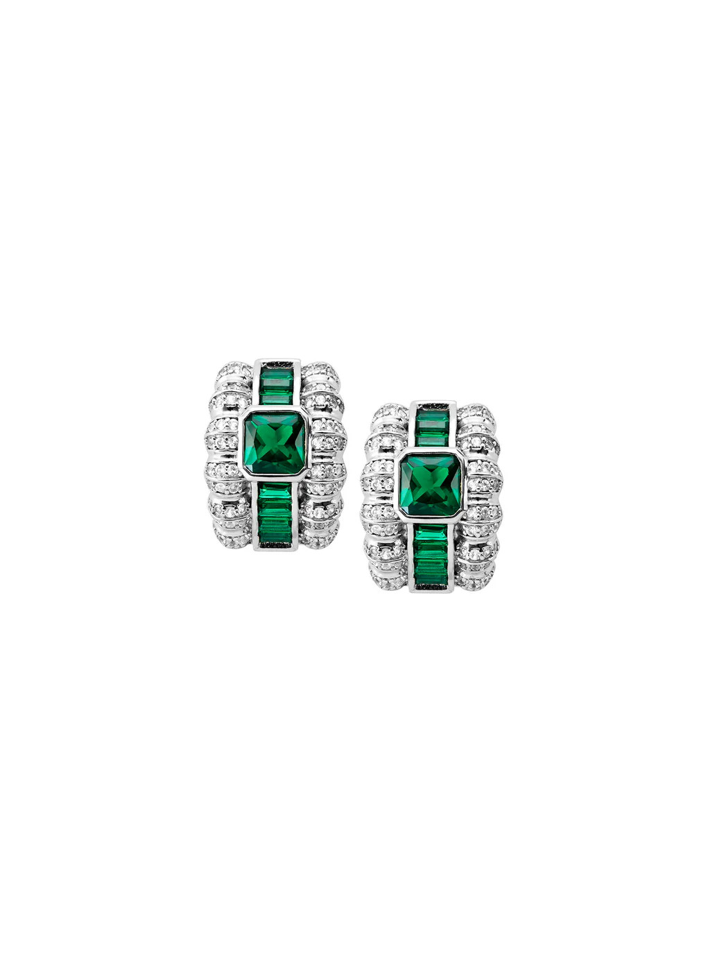 CRAWFORD EARRINGS IN NANO EMERALD | Dorsey