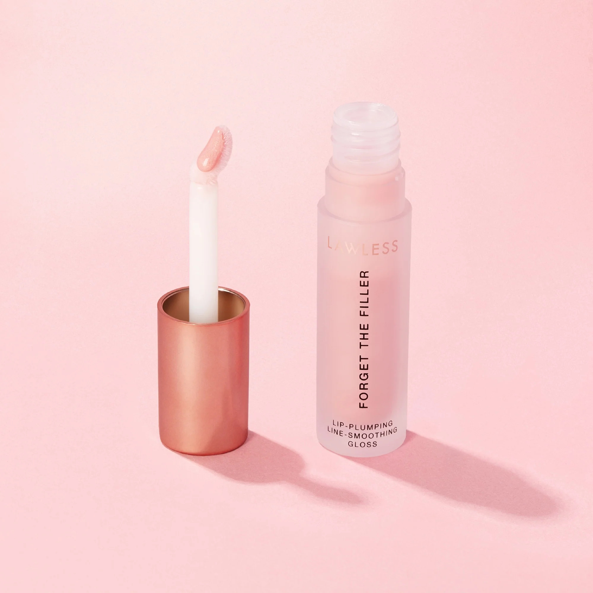 Forget The Filler Lip-Plumping Line-Smoothing Gloss | Lawless Beauty