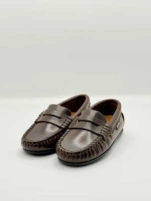 Penny Loafer Moccasins Dark Brown | El Rincon De Maria