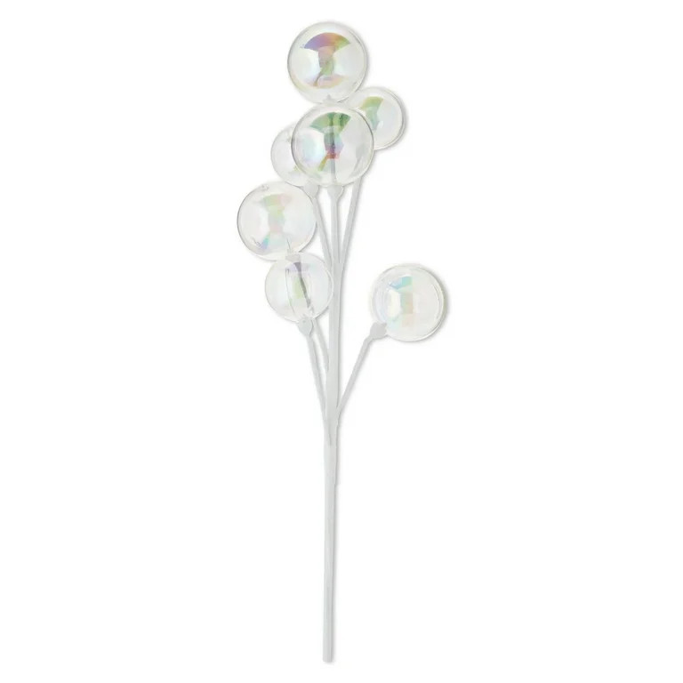 Clear Iridescent Ball Decorative Christmas Clip, 18 in, by Holiday Time | Walmart (US)