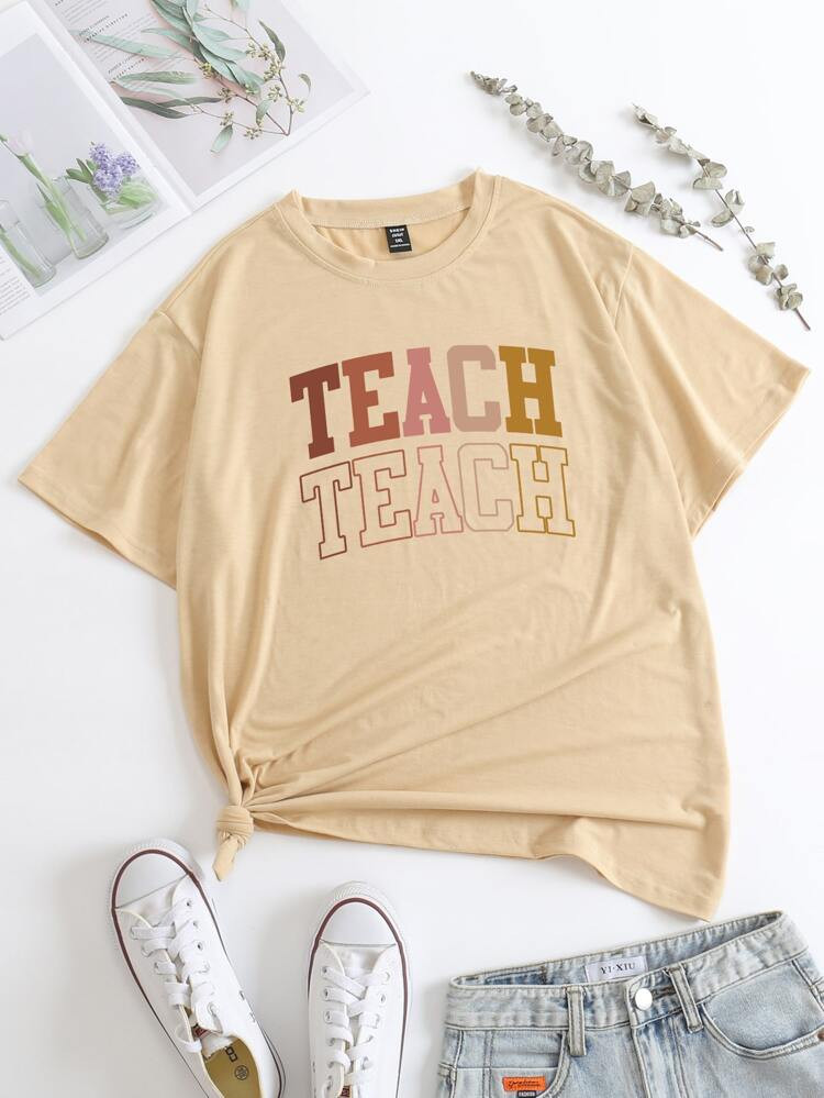 Plus Letter Graphic Tee | SHEIN