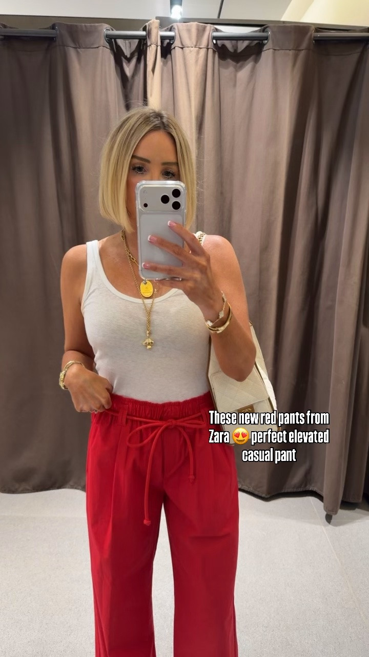 The new pants at Zara are absolutely 🔥🔥🔥
