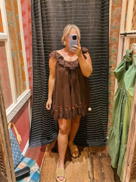 Free people baby doll dress, I’m wearing a size medium. Personally I like to size down one in free people dresses, then tend to run on the larger side. 

#LTKTravel #LTKSeasonal #LTKMidsize