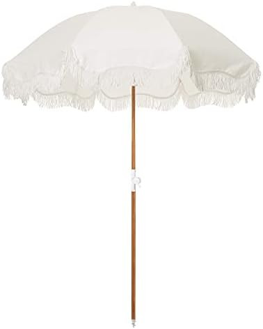 Business & Pleasure Co. Holiday Umbrella - Bring Vacation Feeling to any Beach - Chic Prints & Cute  | Amazon (US)