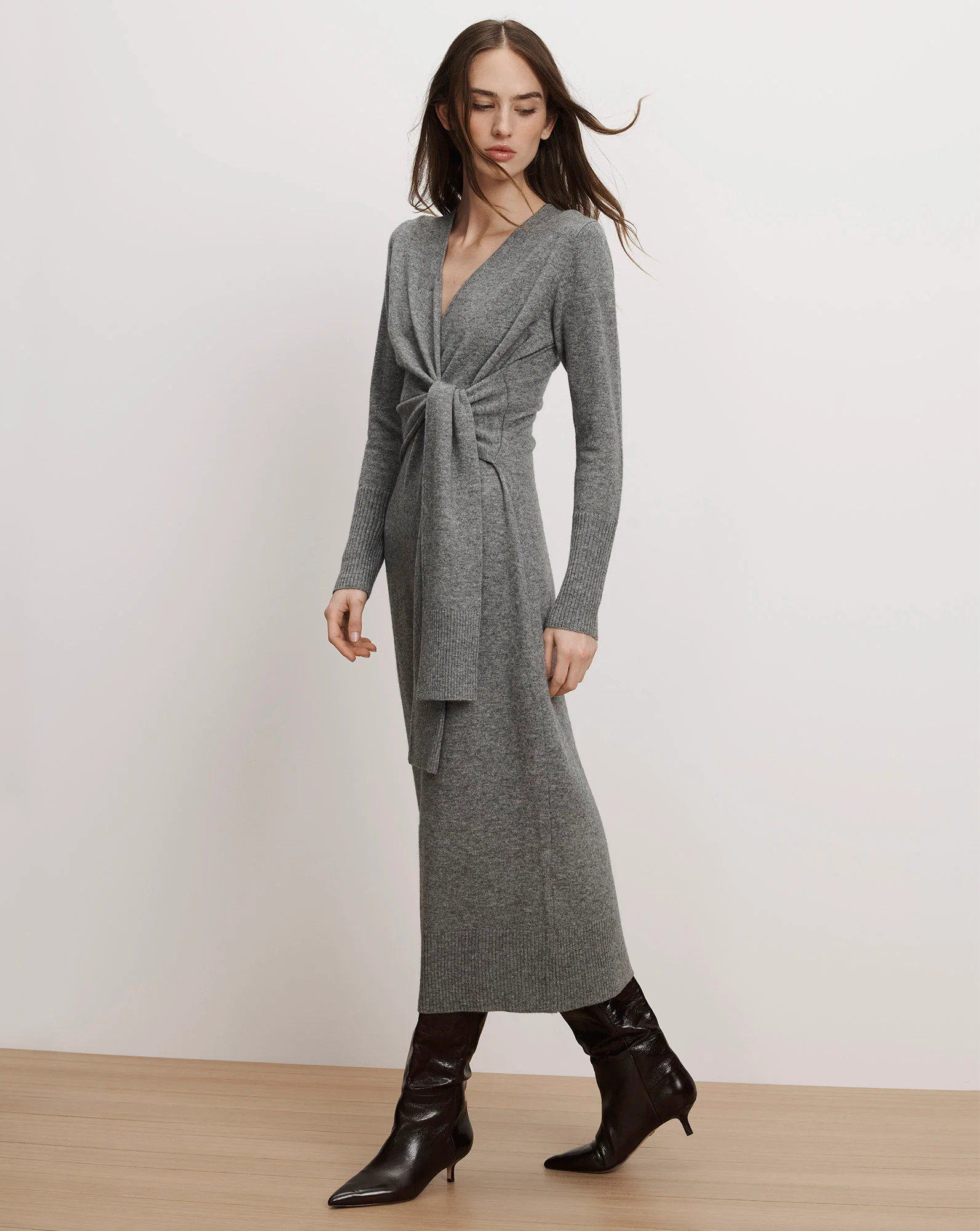 Salomez Wrap Midi Dress | Veronica Beard