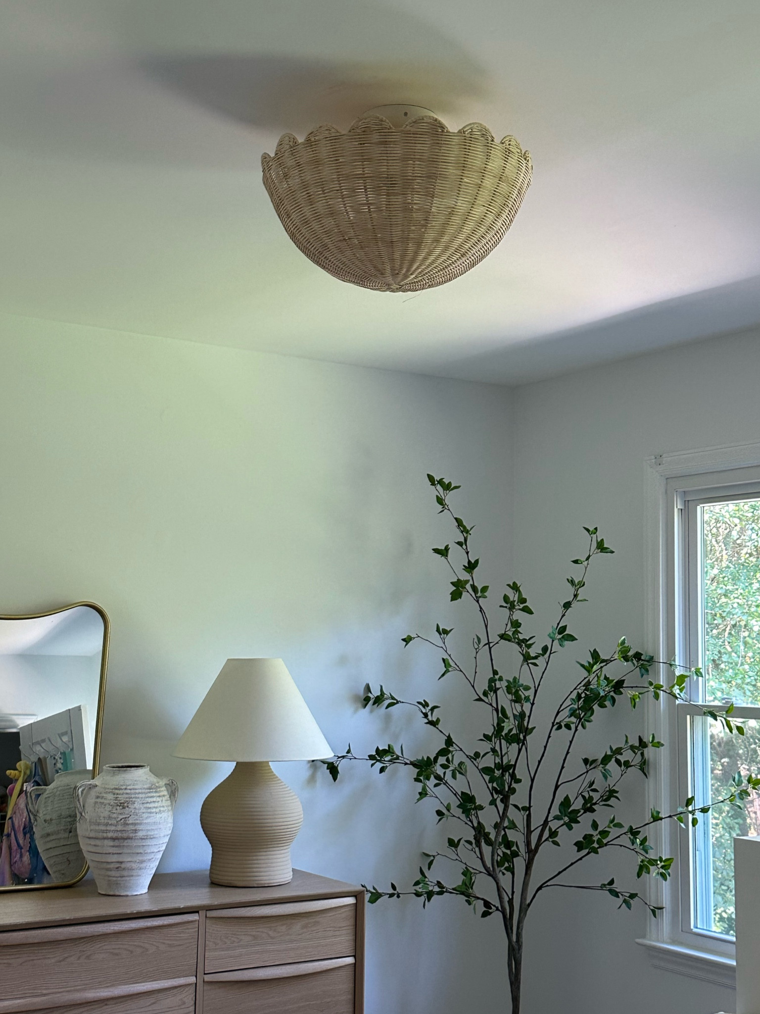 Got this beautiful rattan scalloped light fixture for my daughter’s bedroom and it is perfect! 💗

#LTKSeasonal #LTKSaleAlert #LTKHome