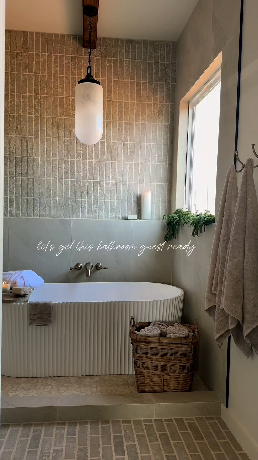 Getting my bathrooms ready for guests with fresh towels and robes! @cariloha bamboo bath towels are soft, odor resistant, and beautiful! #livecariloha 

#LTKHoliday #LTKdayinmylife #LTKHome