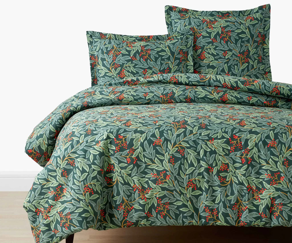 Percale Duvet Cover - Willowberry | Rifle Paper Co.