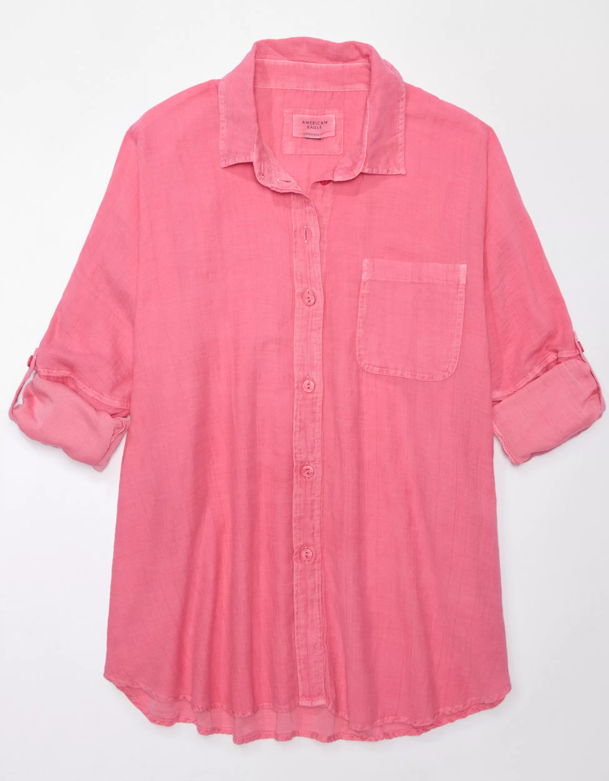 AE Go Big Beach Shirt | American Eagle Outfitters (US & CA)