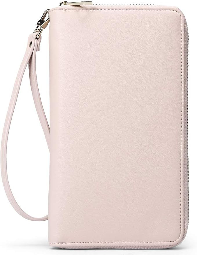 CLUCI Womens Wallet RFID Bifold Wristlet Large | Amazon (US)