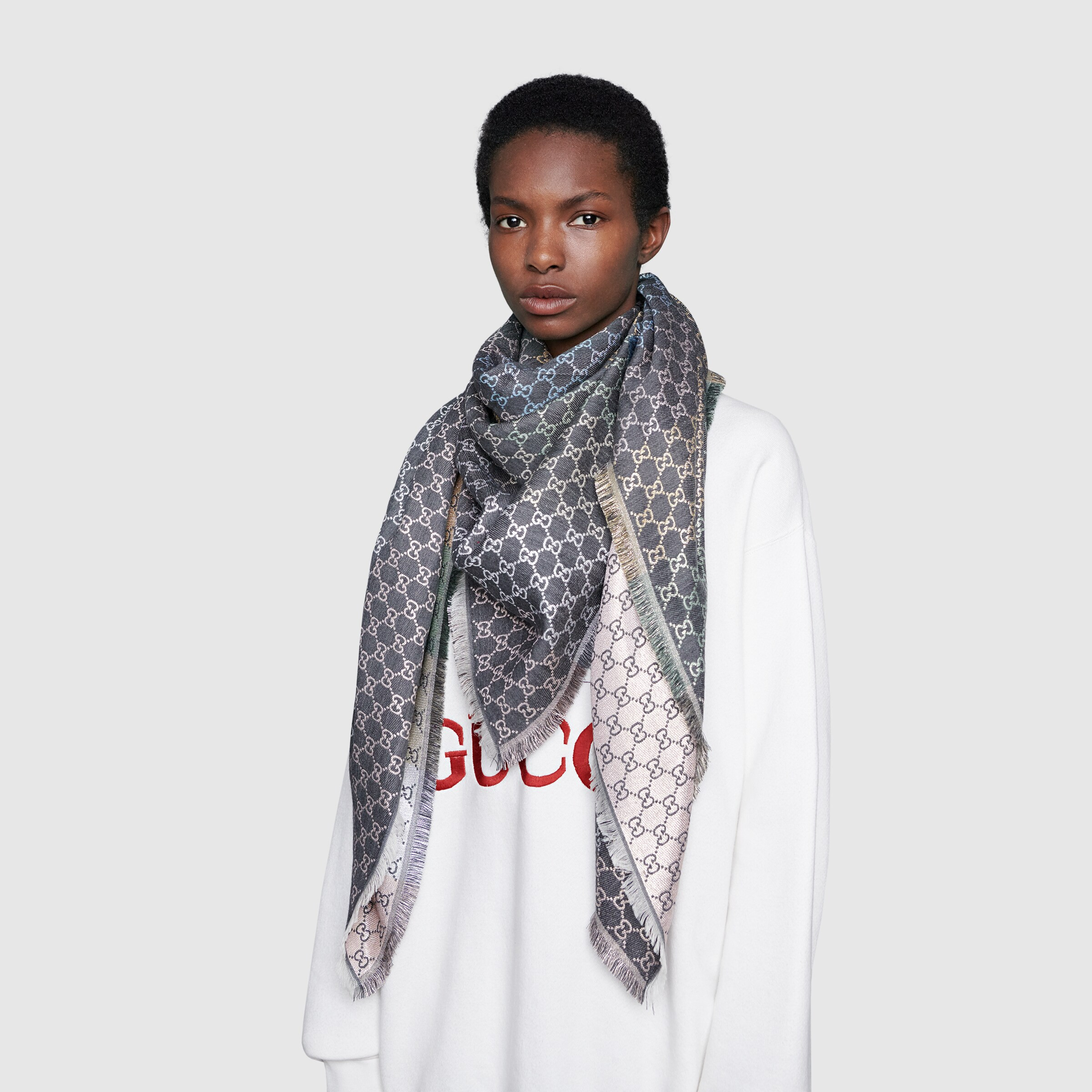 Gucci GG jacquard shawl | Gucci (EU)
