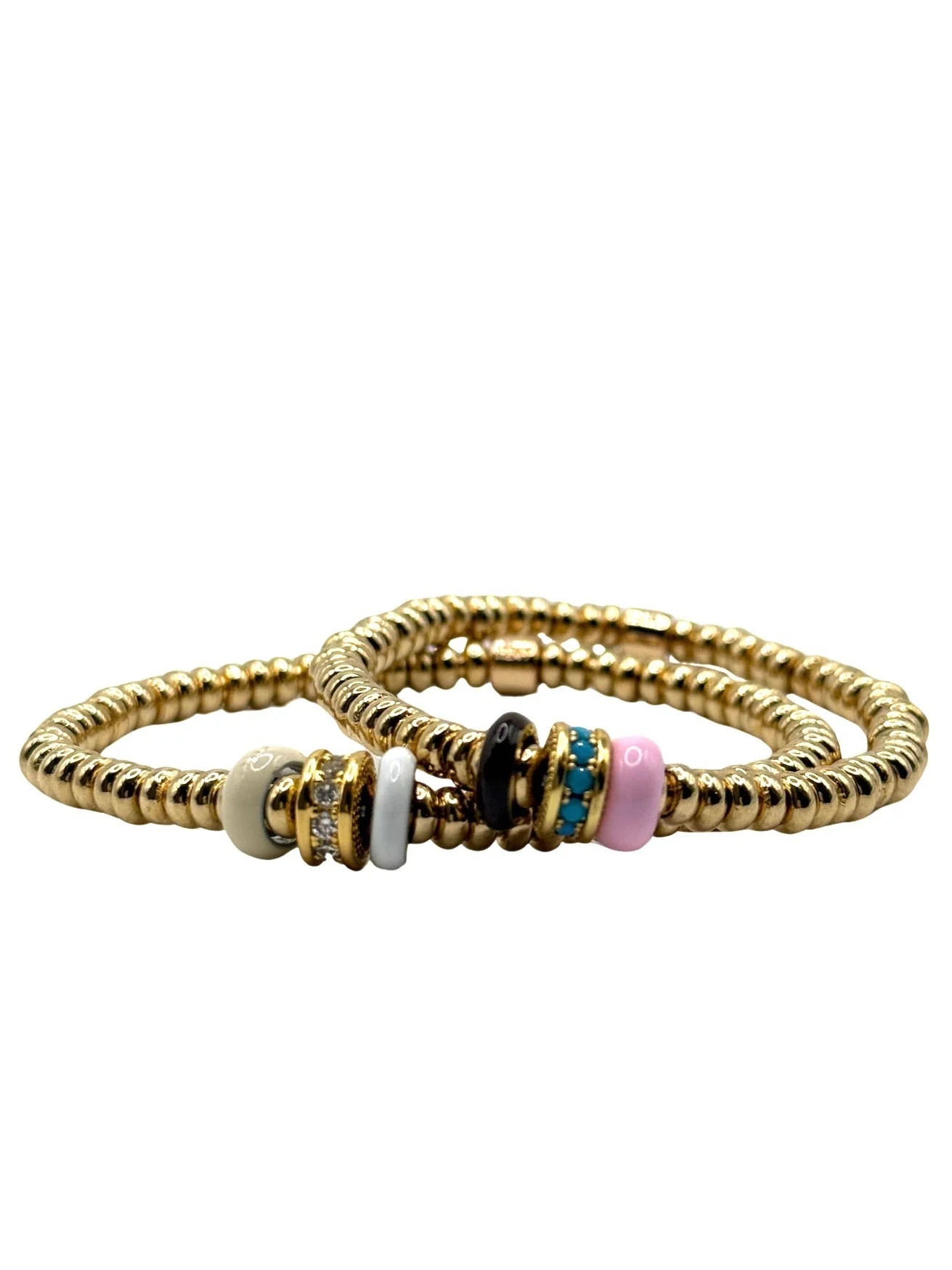 The Luxe Beaded Stack Bracelets | La Lumiere NY