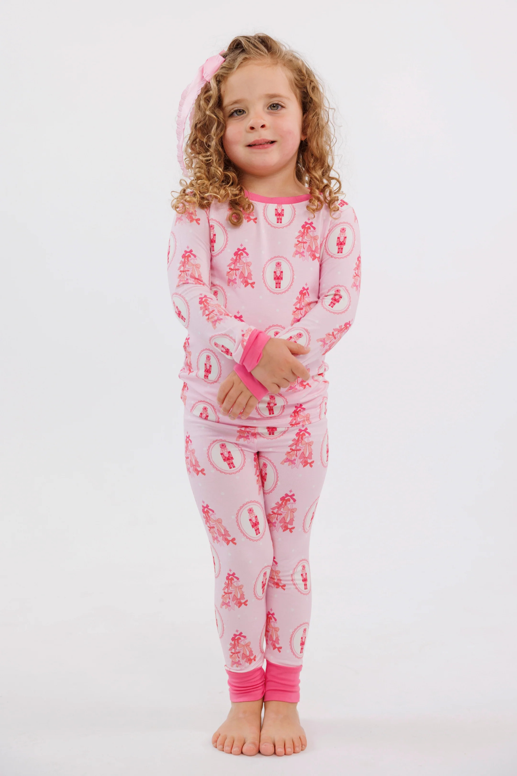 Wrapped in Bows Two Piece Set | Bamboo Kids Pajamas | In My Jammers | In My Jammers