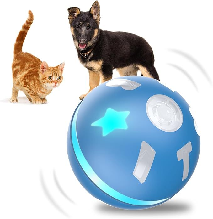 AUKL Interactive Dog Toys Wicked Ball Self Moving Motion Activated Ball | Amazon (US)