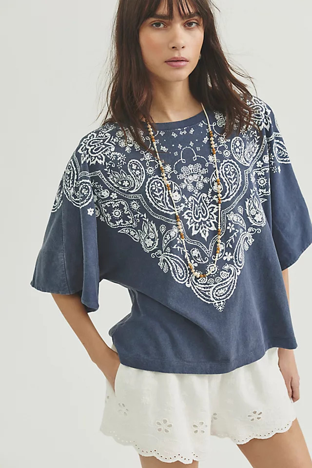 We The Free Heirloom Printed Tee | Free People (Global - UK&FR Excluded)