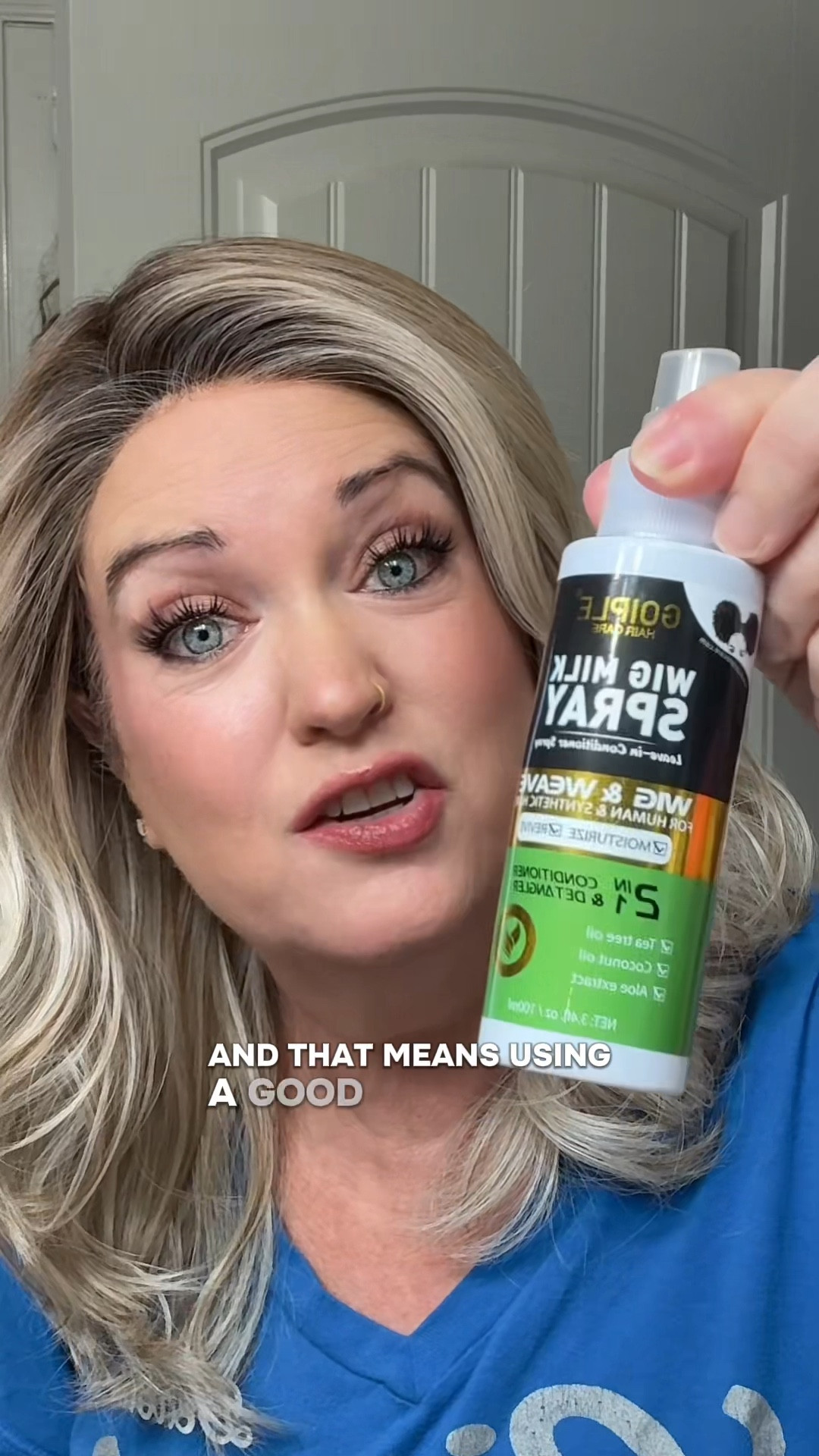 This lightweight formula detangles, adds shine, softens, and protects your wigs and bundles from heat damage - all in ONE spray!
No more dry, tangled, dull-looking units.
Just spray, brush, and watch your wig come back to LIFE. Works on synthetic AND human hair wigs, closures, frontals, everything! The slip is insane, the shine is chef's kiss, and your wigs will last SO much longer!

#LTKVideo #LTKbeauty