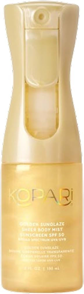 Kopari Golden Sunglaze Sheer Body Mist Sunscreen SPF 50, Infused with Shimmering Body Oil, Hydrat... | Amazon (US)