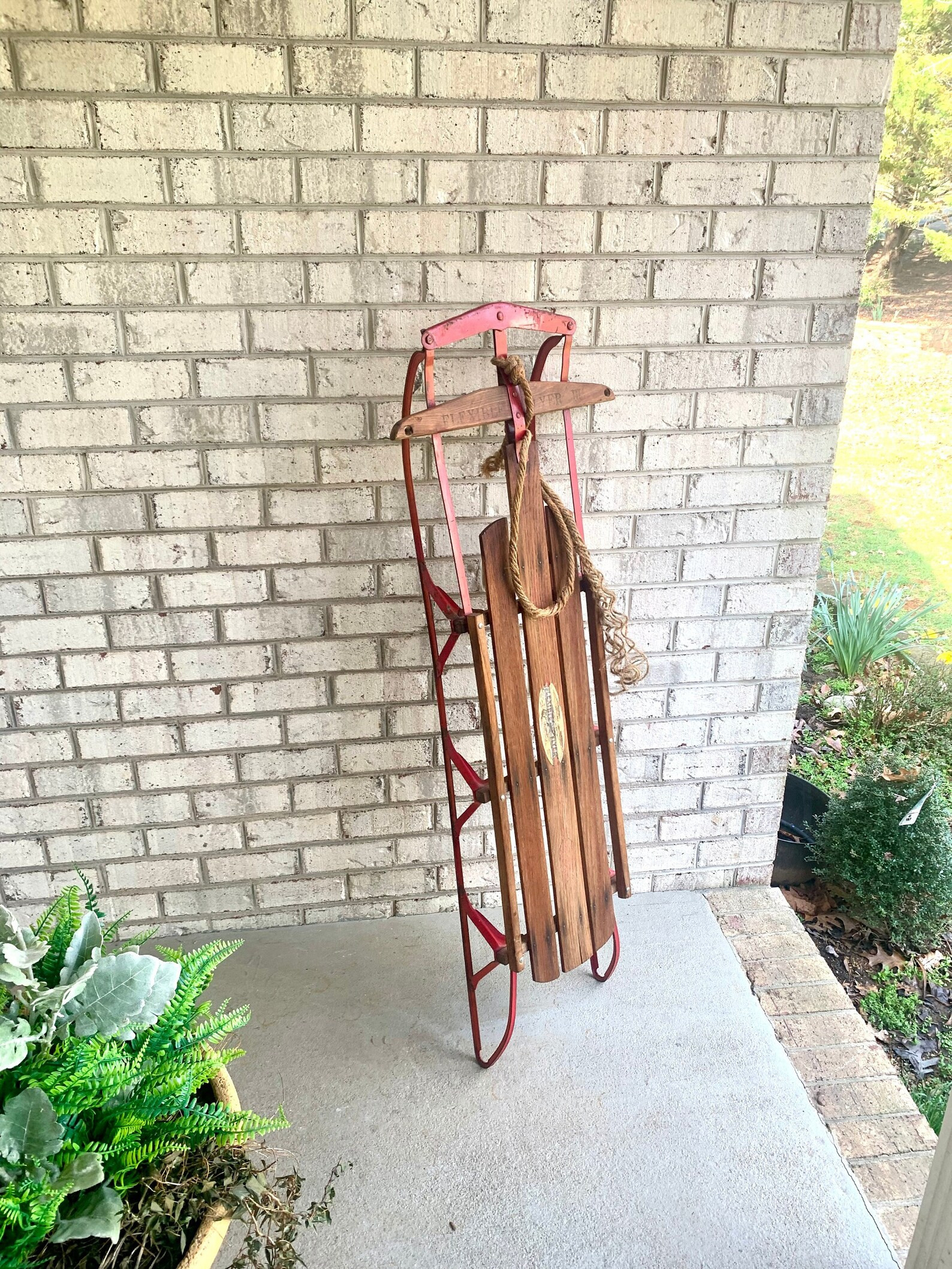 Vintage Flexible Flyer III Sled Flexible Flyer 3 Metal - Etsy | Etsy (US)