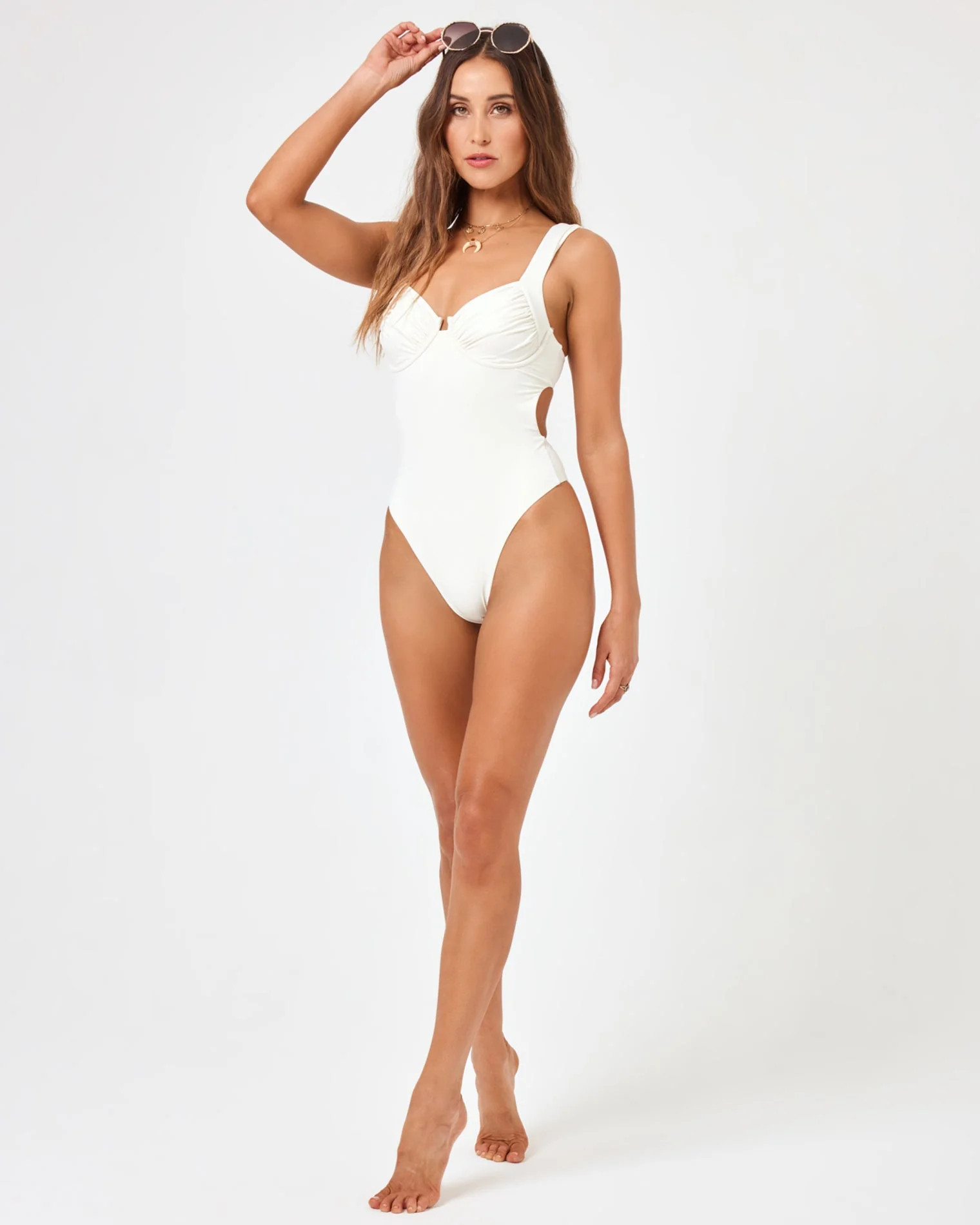 lspace x hanna montazami halsey one piece swimsuit | L*Space