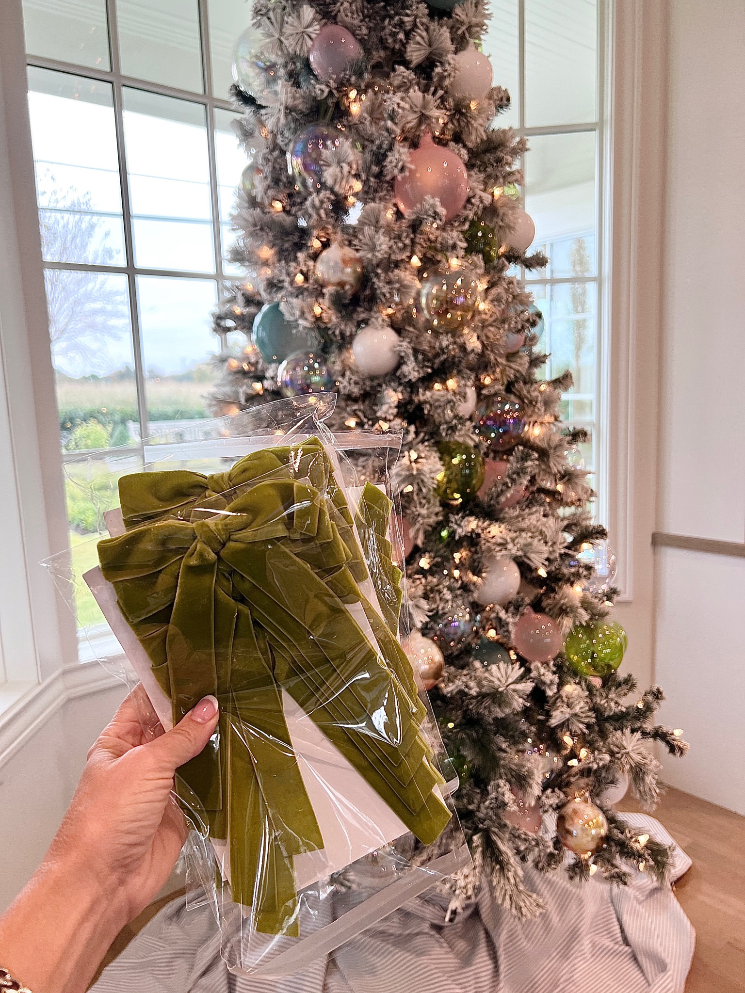 HSH green velvet bows that were added to our main tree! 

#LTKSeasonal #LTKHoliday #LTKGiftGuide
